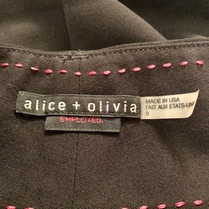Alice + Olivia Black Work Pants